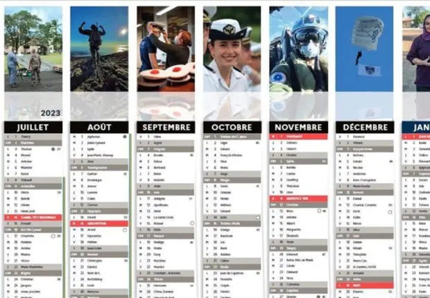 France : une femme voilée sur un calendrier de l’armée fait polémique