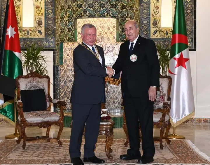 Algérie – Jordanie : Tebboune et le Roi Abdallah II signent 5 accords