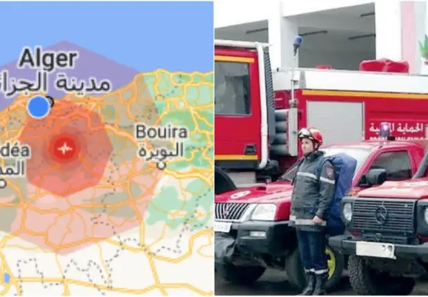 Tremblement de terre à Blida : la protection civile livre un 1er bilan