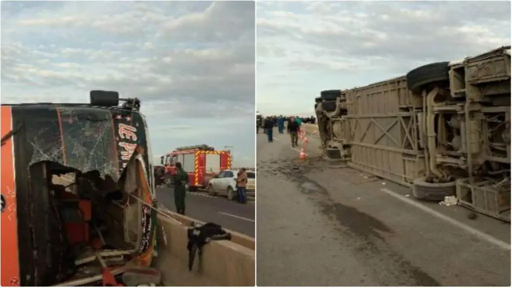 Drame à M’Sila : le renversement d’un bus fait 8 morts