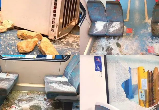 Train saccagé après USMA-CRB : la SNTF dresse le bilan des dégâts