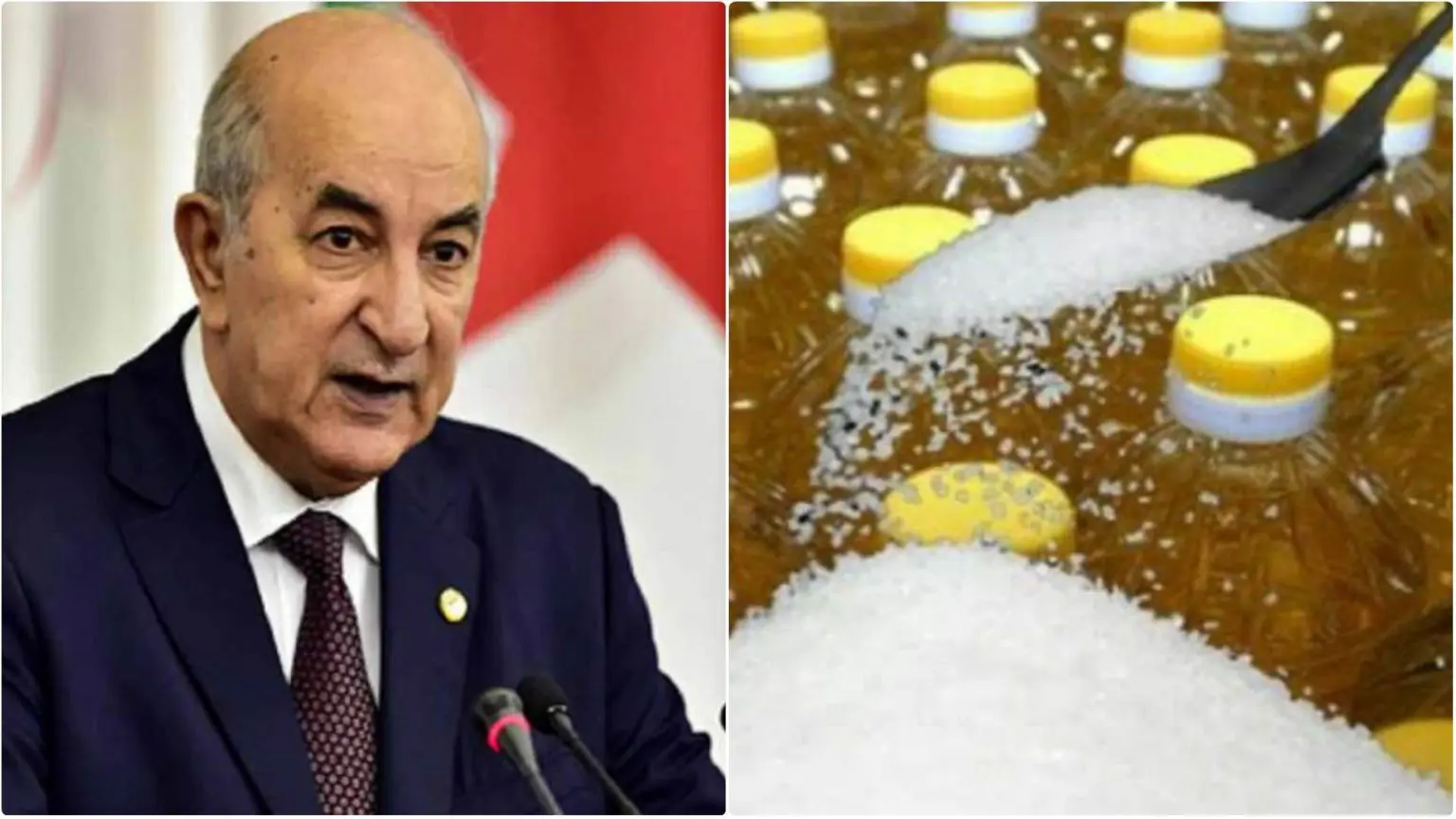 Industrie de l’huile et production du sucre : les précisions de Tebboune