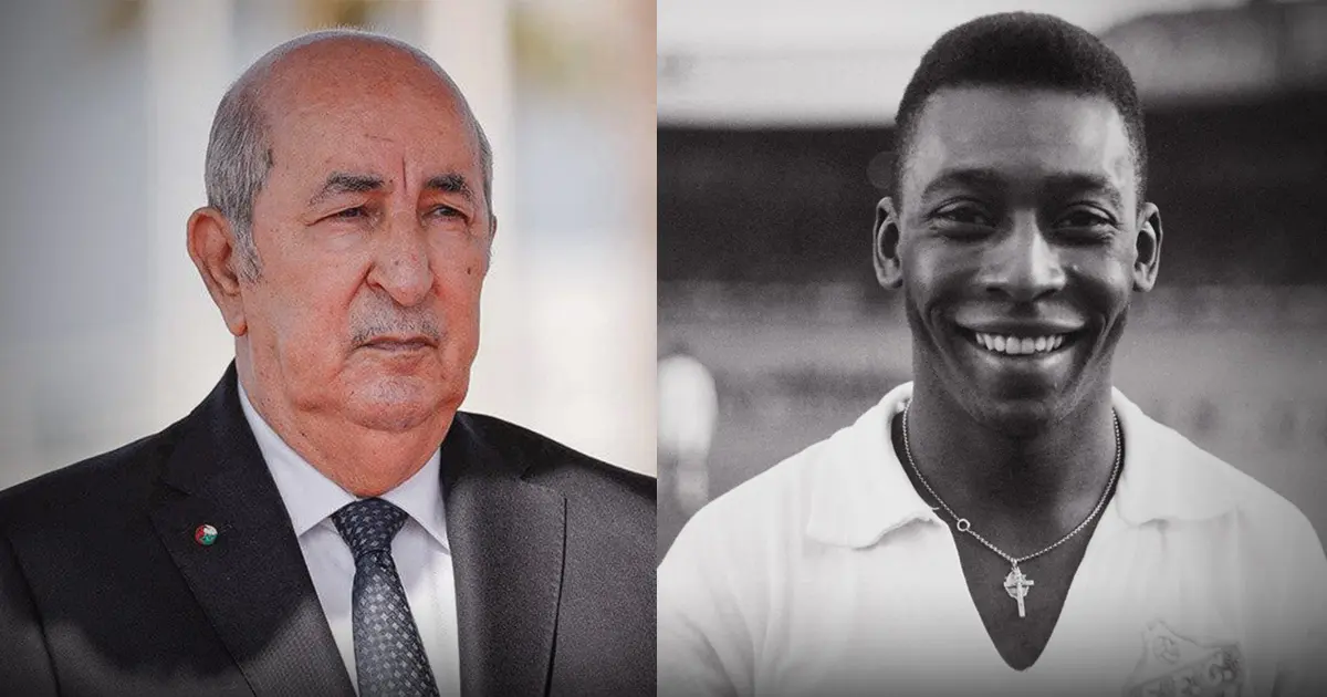 Décès Pelé : Tebboune adresse ses condoléances au président brésilien