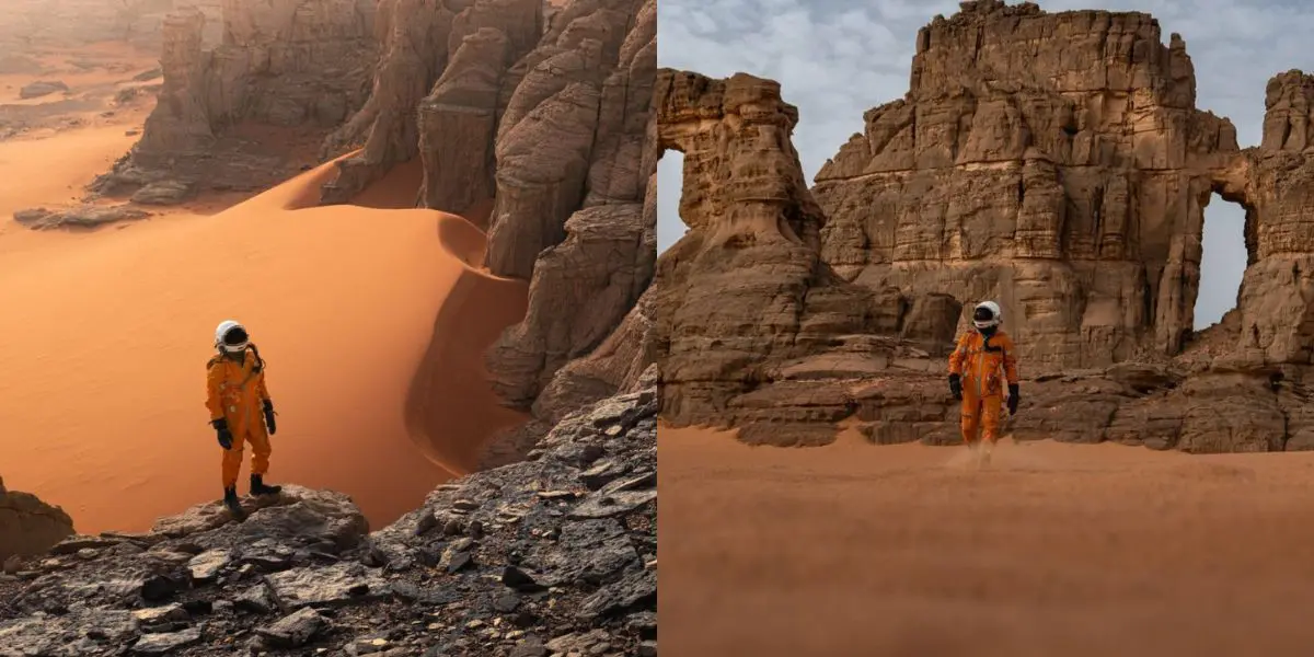 Un photographe US compare le Sahara algérien à un paysage martien