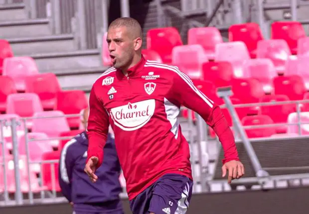France : l&rsquo;entraineur de Brest ne veut pas lâcher Slimani