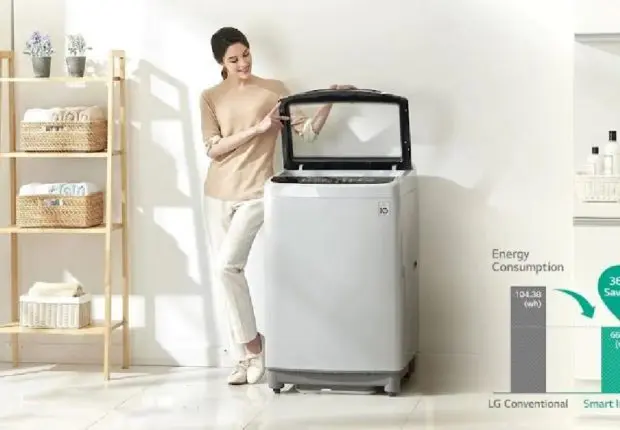 Nouvelle machine à laver LG, économique, discrète et à mini prix