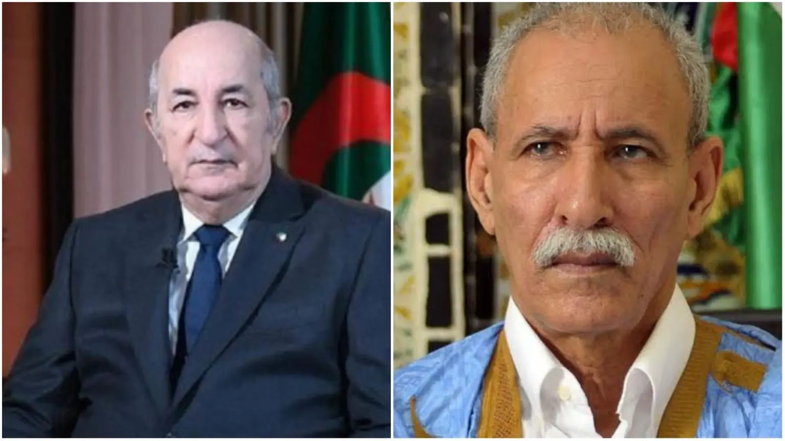 Tebboune félicite Brahim Ghali pour sa reconduction dans ses fonctions