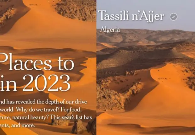 New York Times : le Tassili n’Ajjer parmi les places à visiter en 2023