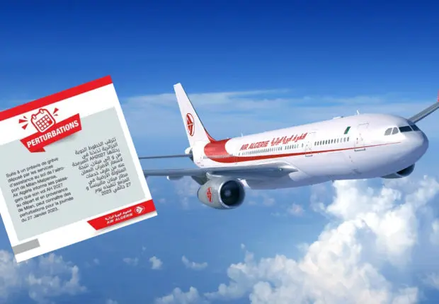 Vols vers l&rsquo;Italie : Air Algérie annonce des risques de perturbations