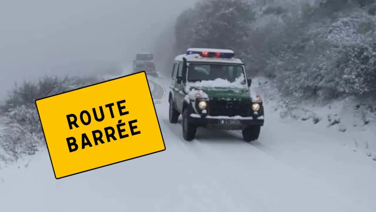 Neige en Algérie : plusieurs axes routiers fermés, la GN fait le point