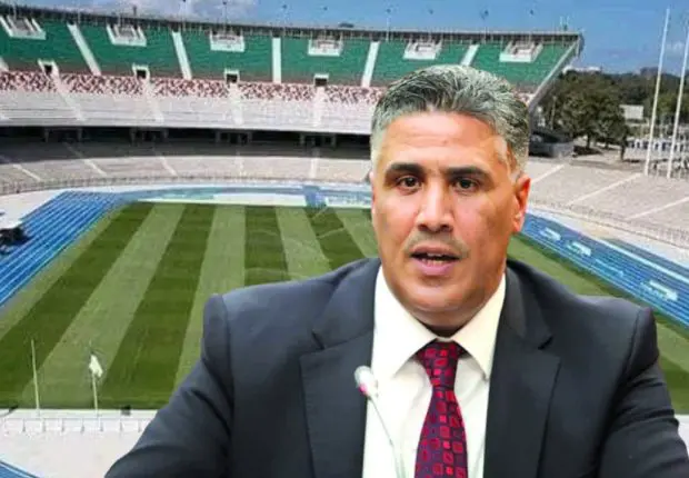 Couverture des tribunes stade 5 juillet : Belaribi donne le feu vert