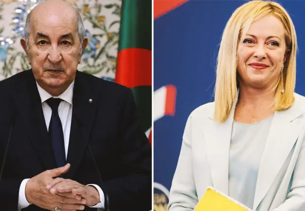 Giorgia Meloni, la 1re ministre italienne, en Algérie ce dimanche