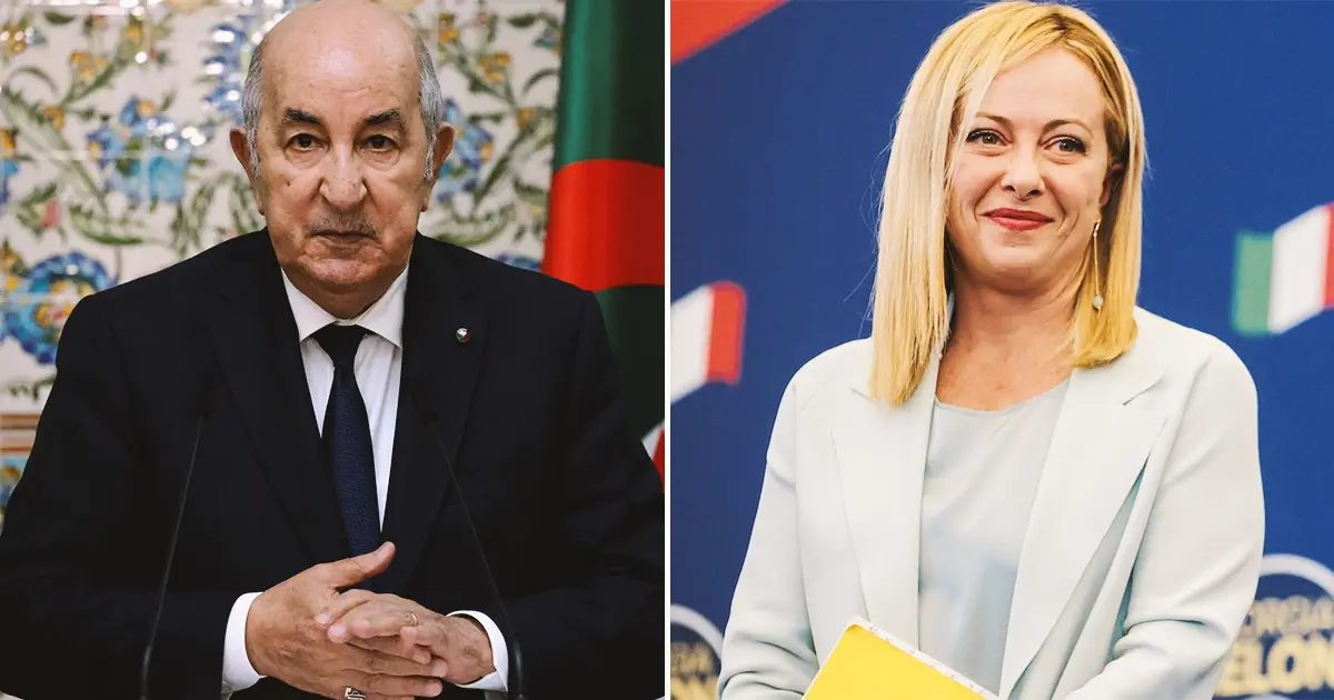 Giorgia Meloni, la 1re ministre italienne, en Algérie ce dimanche