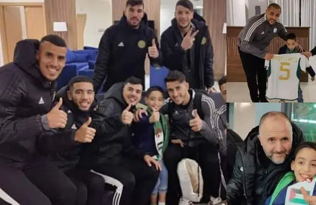 Rencontrant les Verts, le rêve du petit Djamel atteint d&rsquo;IMC exaucé