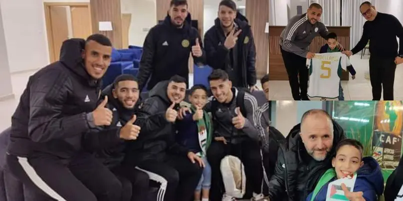 Rencontrant les Verts, le rêve du petit Djamel atteint d’IMC exaucé