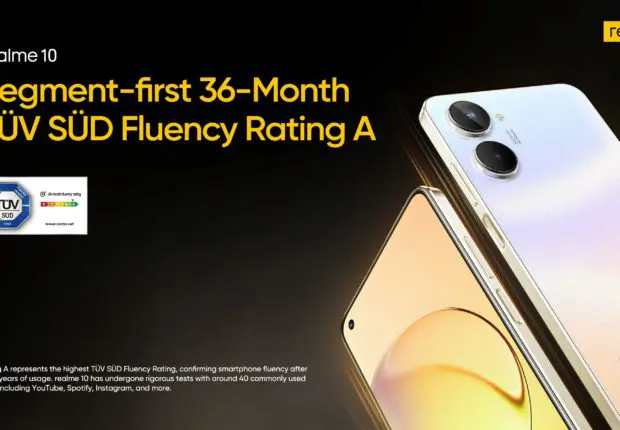 Le realme 10 certifié par la marque TÜV SÜD