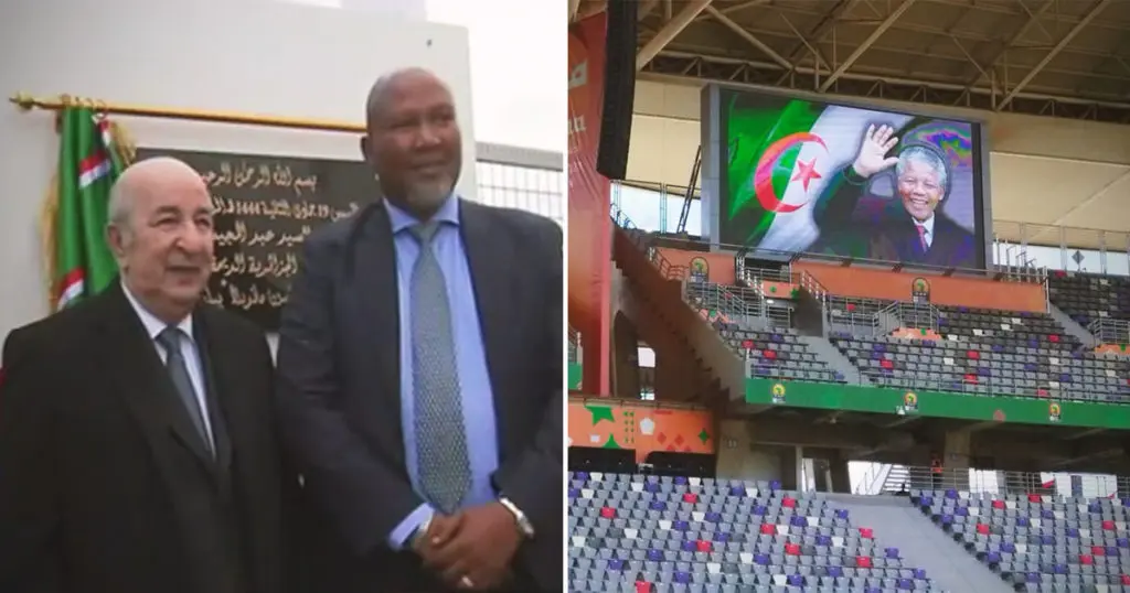 Tebboune inaugure le nouveau stade de Baraki Nelson-Mandela