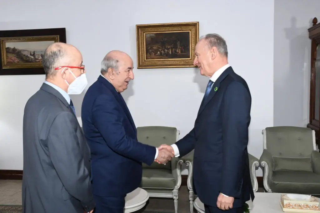 Tebboune reçoit le secrétaire du Conseil de sécurité de la Russie