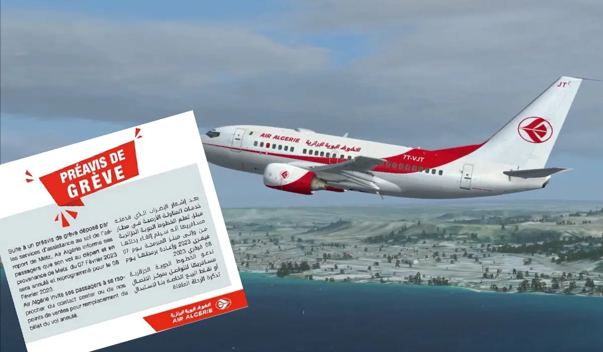 Grève en France : Air Algérie annule ses vols depuis et vers Metz