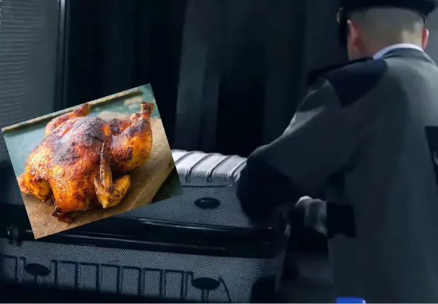 Aéroport d&rsquo;Alger : importante somme en devises cachée dans un poulet rôti