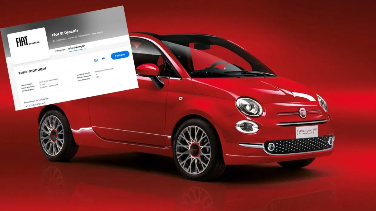 Emploi : Fiat Algérie lance une campagne de recrutement
