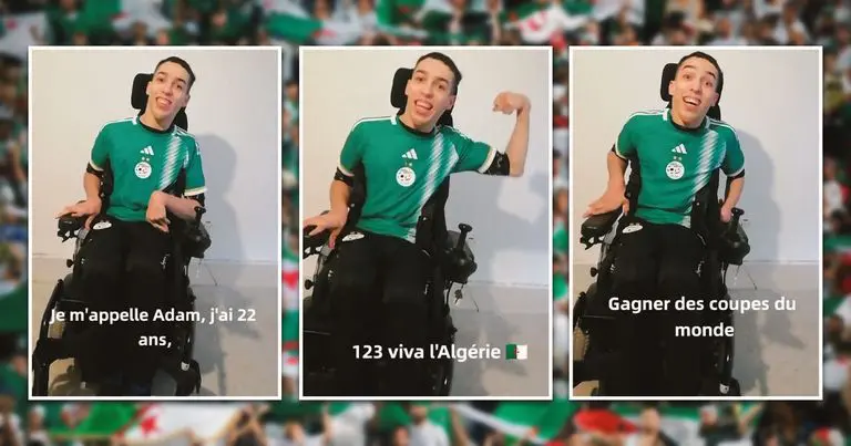 Il rêve de gagner la CDM avec l’Algérie : l’appel émouvant d’un jeune handicapé à la FAF