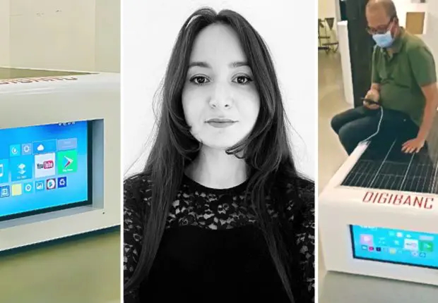 Deux jeunes conçoivent le Digibanc, 1er banc public intelligent en Algérie
