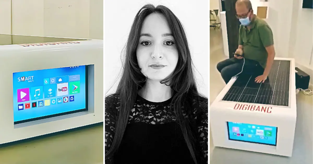 Deux jeunes conçoivent le Digibanc, 1er banc public intelligent en Algérie