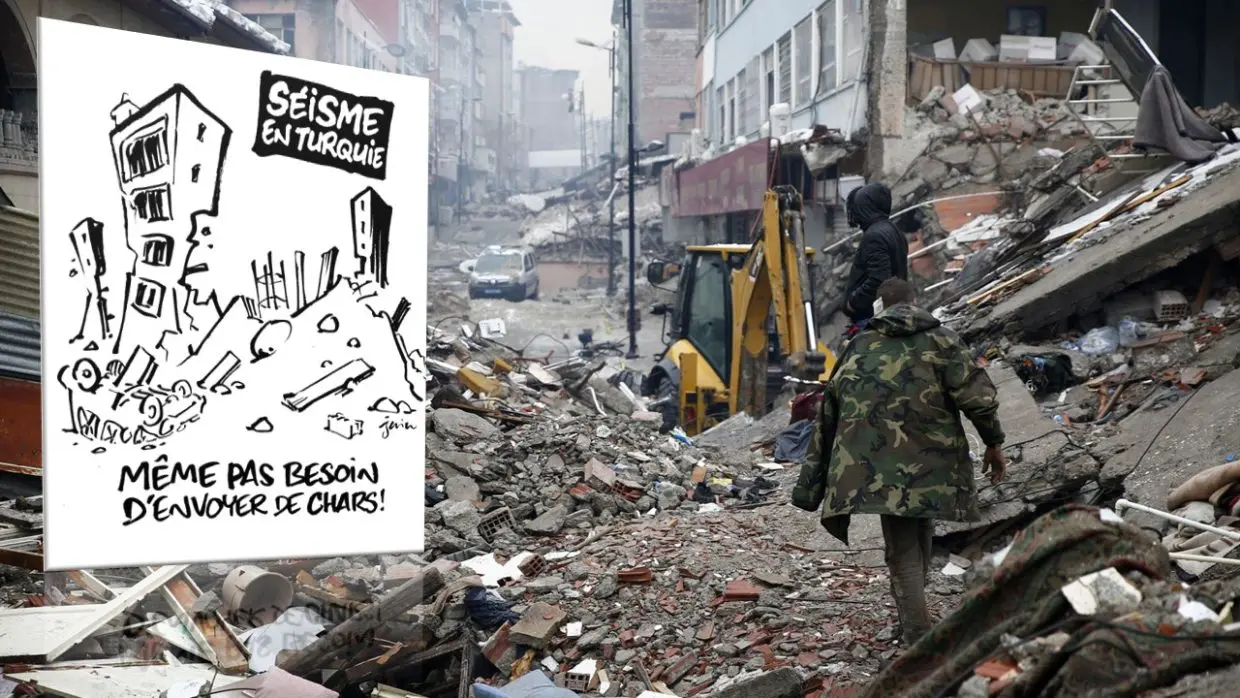 Séisme en Turquie et Syrie : la caricature inhumaine de Charlie Hebdo