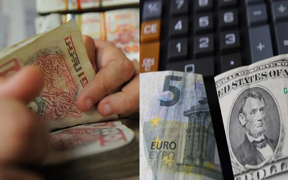 Taux de change du dinar en Banque et au marché informel ce 22 février