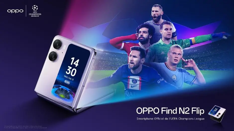 Lancement mondial du dernier modèle de téléphone OPPO, le Find N2 Flip
