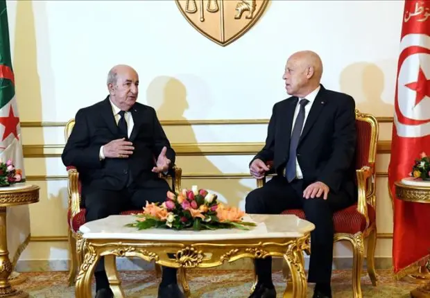 Algérie – Tunisie : Tebboune s&rsquo;entretient au téléphone avec Kaïs Saïed