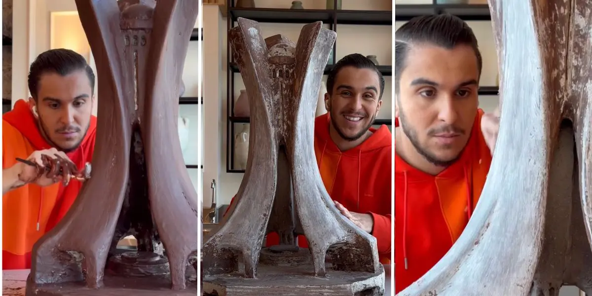 Hommage chocolaté à l’Algérie, Mehdi Pâtissier sculpte un Makam Echahid
