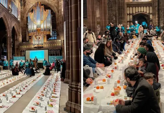 La diversité célébrée  à Manchester : une cathédrale accueille l’Open Iftar 2023