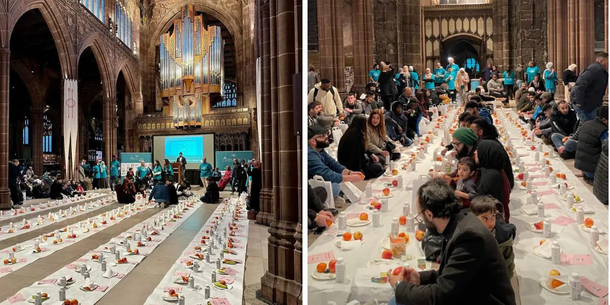 La diversité célébrée  à Manchester : une cathédrale accueille l’Open Iftar 2023
