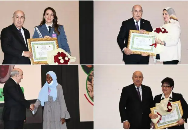 Cérémonie 8 mars : Tebboune honore des femmes algériennes de divers domaines