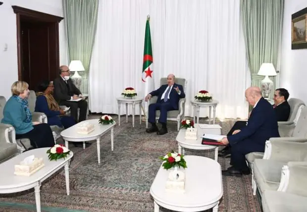 Tebboune reçoit la Sous-secrétaire d&rsquo;Etat américaine au contrôle des armements