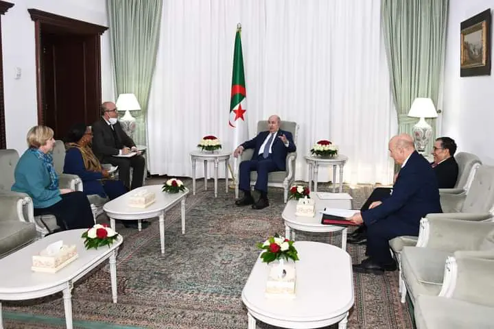 Tebboune reçoit la Sous-secrétaire d’Etat américaine au contrôle des armements