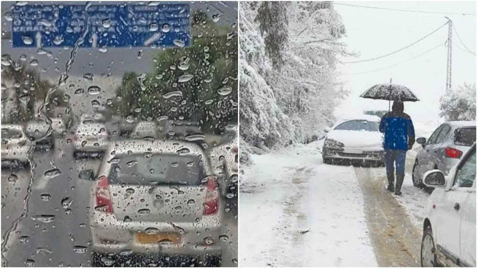 Météo Algérie : alerte « orange » neige et pluie sur plusieurs wilayas ce 4 mars