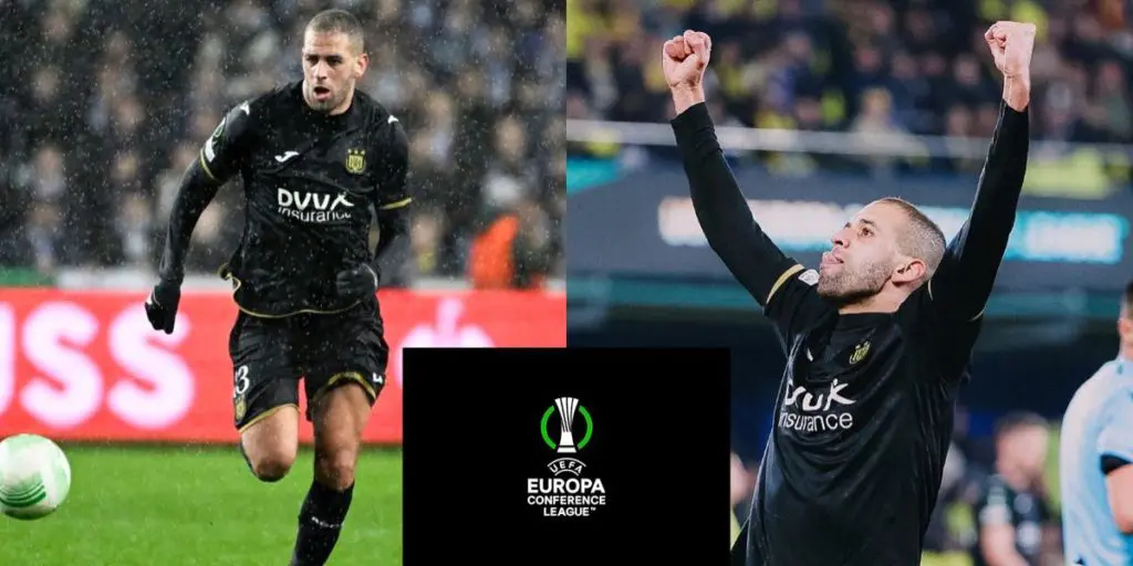 Europa Conference League : Inarrêtable, Slimani fait l&rsquo;unanimité en Belgique