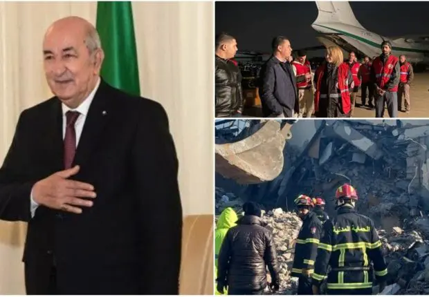Séismes Turquie-Syrie : Tebboune honore les équipes de sauvetage algériennes