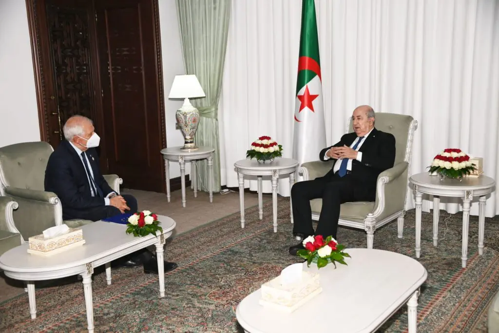 Tebboune reçoit le Haut représentant de l&rsquo;UE Josep Borrell