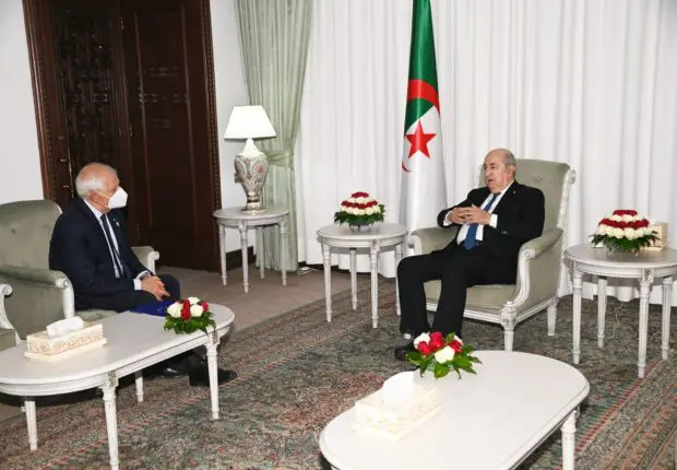 Tebboune reçoit le Haut représentant de l&rsquo;UE Josep Borrell