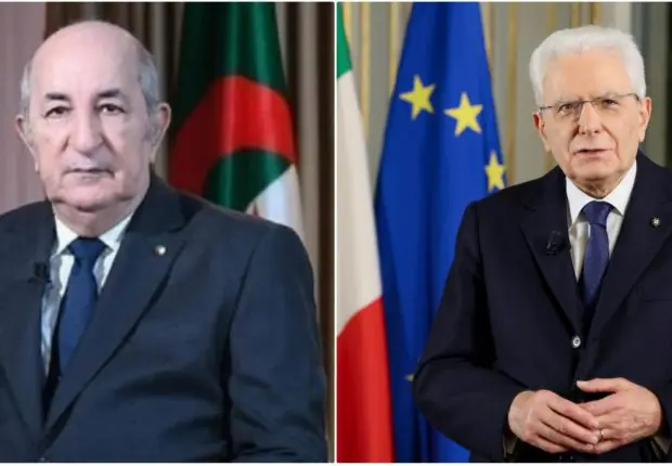 Algérie – Italie : entretien téléphonique entre Tebboune et Mattarella