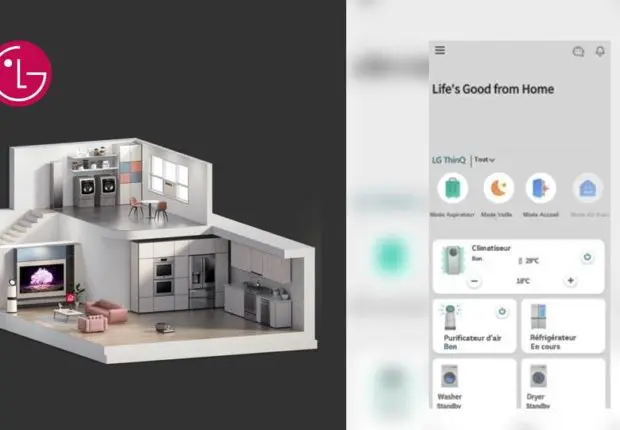 Application LG ThinQ™ UP : un intérieur intelligent qui s’adapte à tous vos besoins