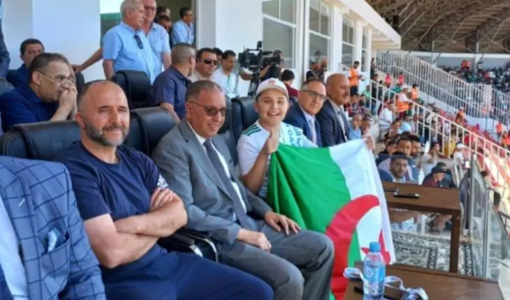 Mattew et Djamel Belmadi au cours des JMO 2022