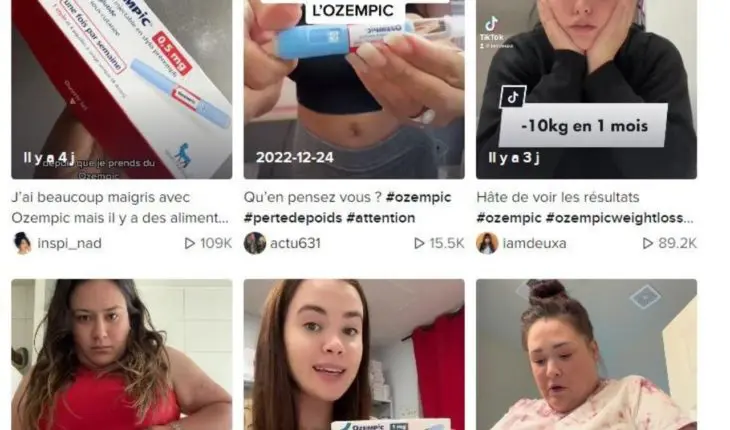 Jeunes femmes faisant la promotion de l'Ozempic pour la perte de poids