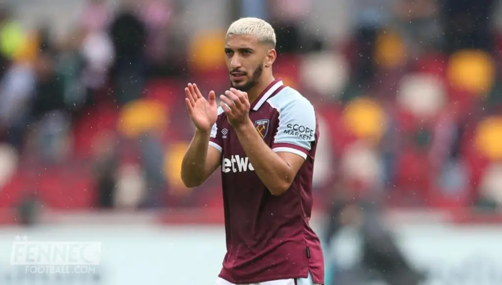 Équipe d’Algérie : buteur avec West Ham, Benrahma sera-t-il sélectionné par Belmadi ?