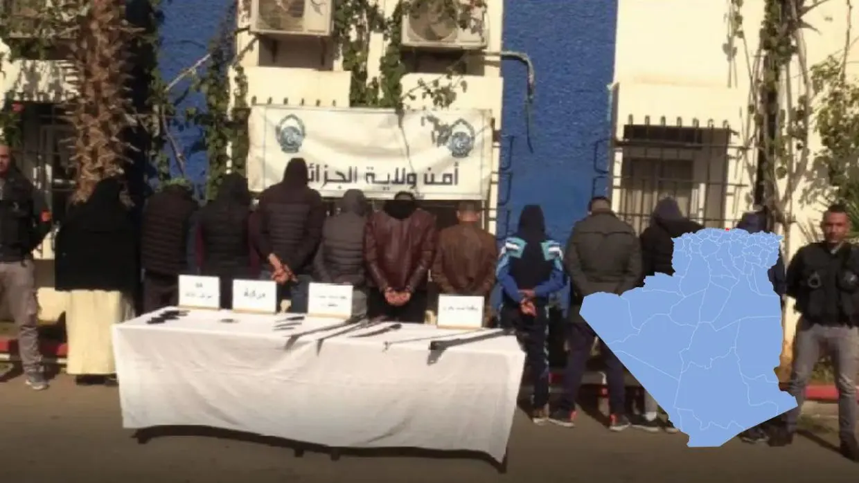Alger : un gang composé de 13 personnes arrêté à Rouiba