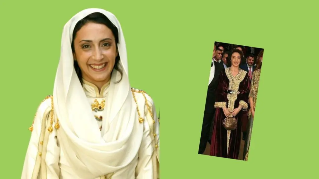 Parée d&rsquo;un Caftan, la princesse algérienne, Rym Ali, séduit lors d&rsquo;un mariage royal en Jordanie